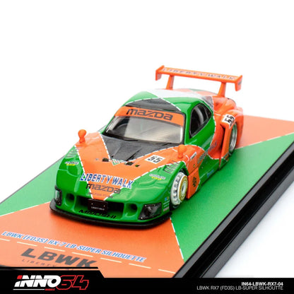 LBWK Mazda RX7 (FD3S) LB Super Silhouette MDX 2024 (Green/Orange)