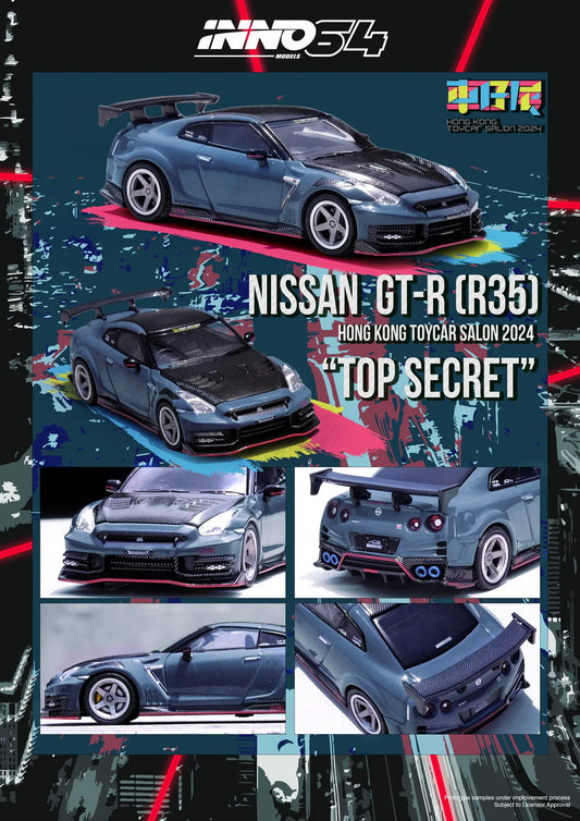 Nissan GT-R (R35) Nismo 2024 *Top Secret* Hong Kong Toy Car Salon Special Edition, Blue/Black