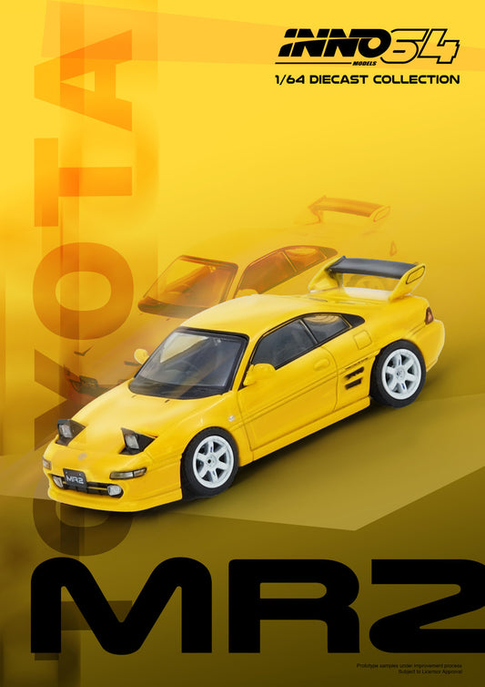ELŐRENDELÉS - #IN64-MR2-YL - Toyota MR2 (SW20), Yellow