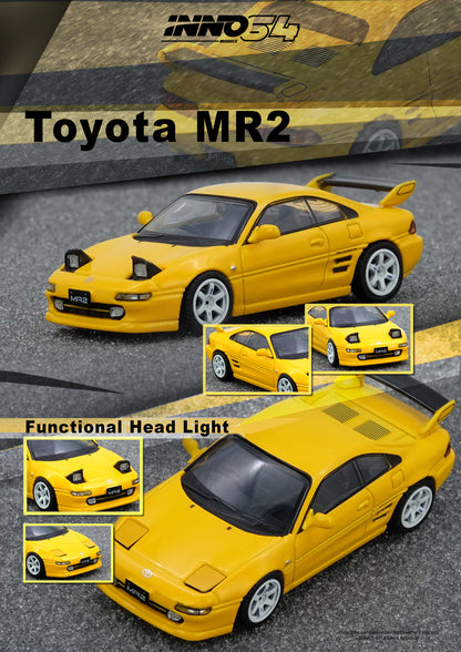 ELŐRENDELÉS - #IN64-MR2-YL - Toyota MR2 (SW20), Yellow
