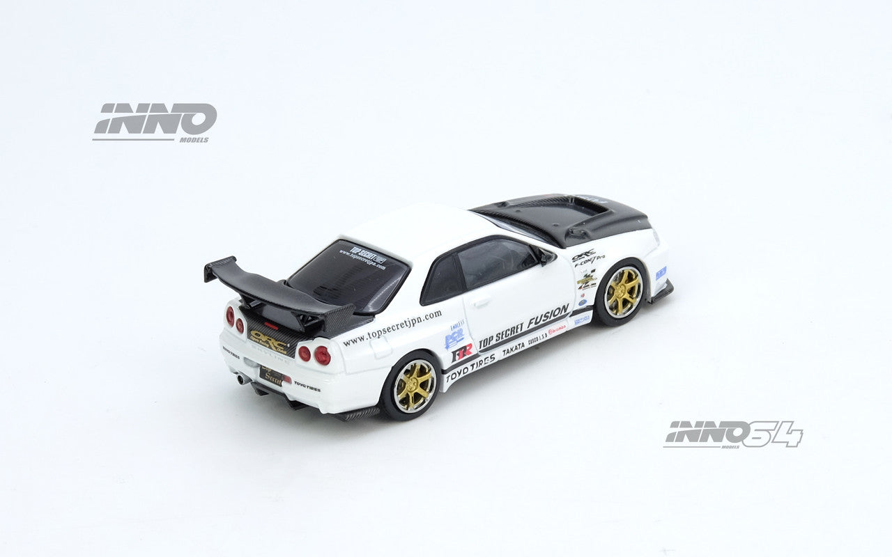 ELŐRENDELÉS - #IN64-R34TS-WHI - Top Secret R34 GT-R,White