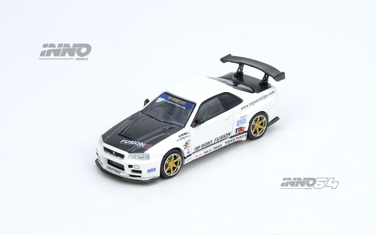 ELŐRENDELÉS - #IN64-R34TS-WHI - Top Secret R34 GT-R,White