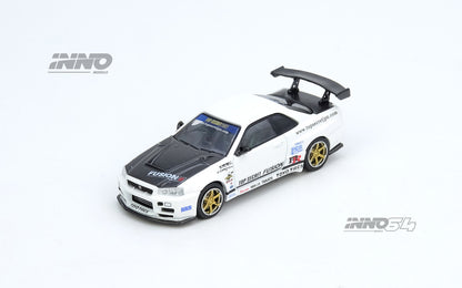 ELŐRENDELÉS - #IN64-R34TS-WHI - Top Secret R34 GT-R,White