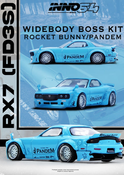 ELŐRENDELÉS - #IN64-RX7FDP-TIFBLU - Pandem Rocketbunny RX7, Tiffany Blue