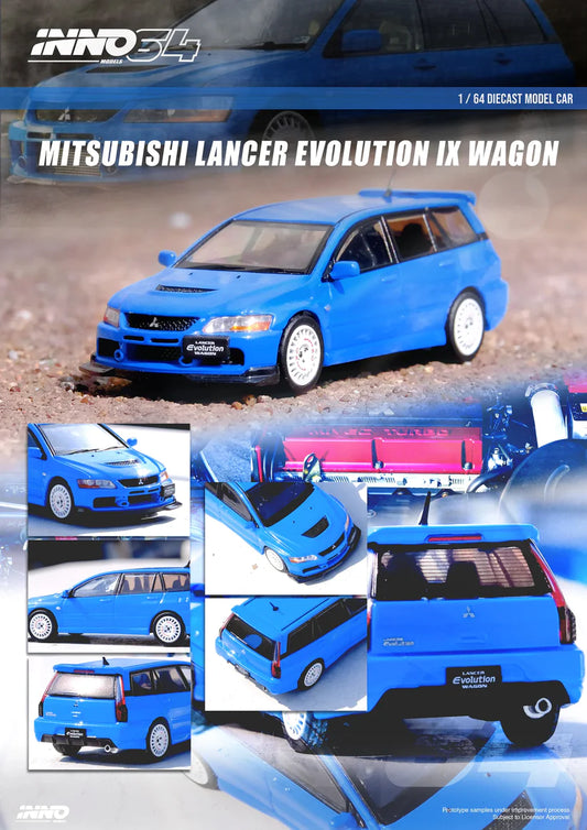 [Előrendelés] Mitsubishi Lancer Evolution IX Wagon - blue