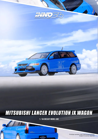 Mitsubishi Lancer Evolution IX Wagon - blue