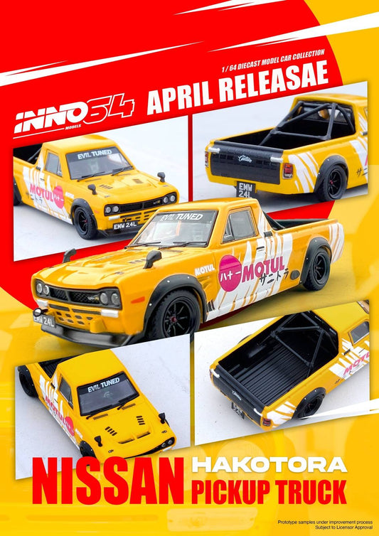 Nissan Hakotora Pick Up Truck MOTUL Livery (Yellow)