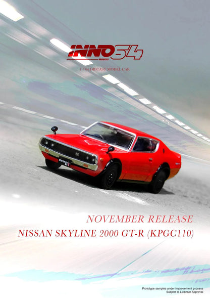 Nissan Skyline 2000 GT-R (KPGC110) - red
