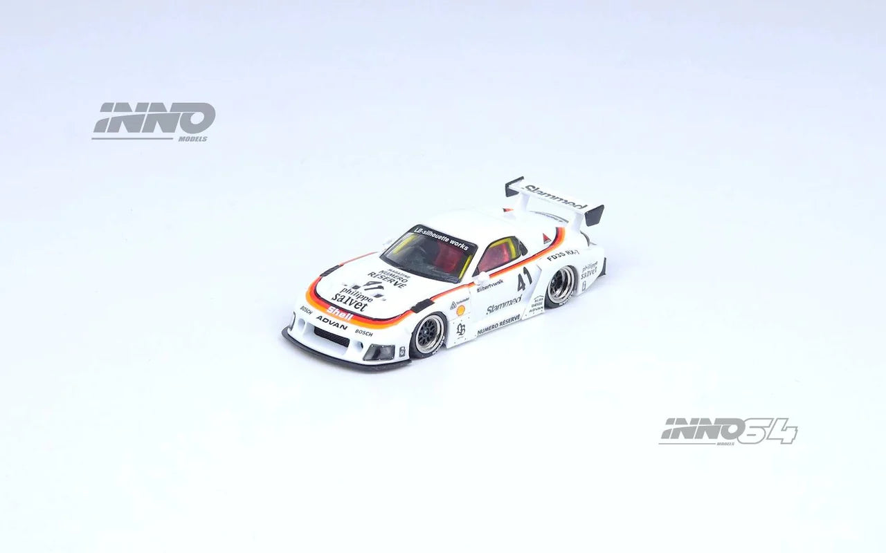LBWK Mazda RX7 (FD3S) LB Super Silhouette - white/orange/black