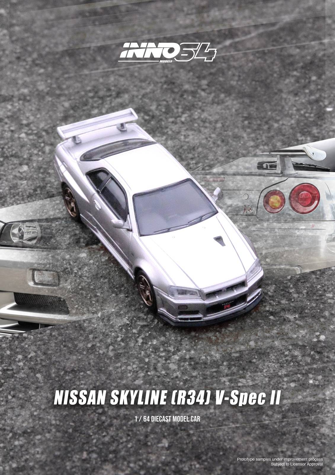 Nissan Skyline GT-R (R34) V-Spec II - silver