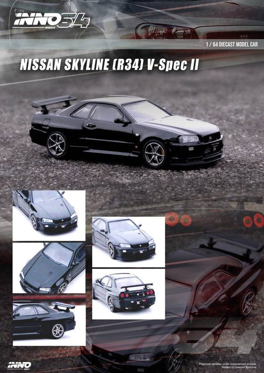 [Előrendelés] Nissan Skyline GT-R (R34) V-Spec II - black