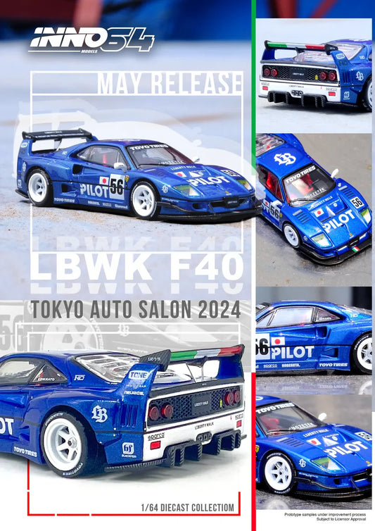 LBWK F40 Tokyo Auto Salon 2024 'PILOT' (Blue)