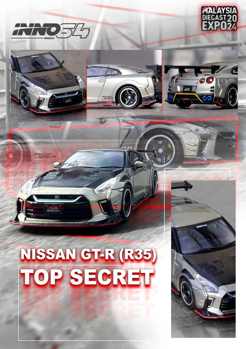 Nissan Skyline GT-R (R35) Top Secret (Grey/Black)