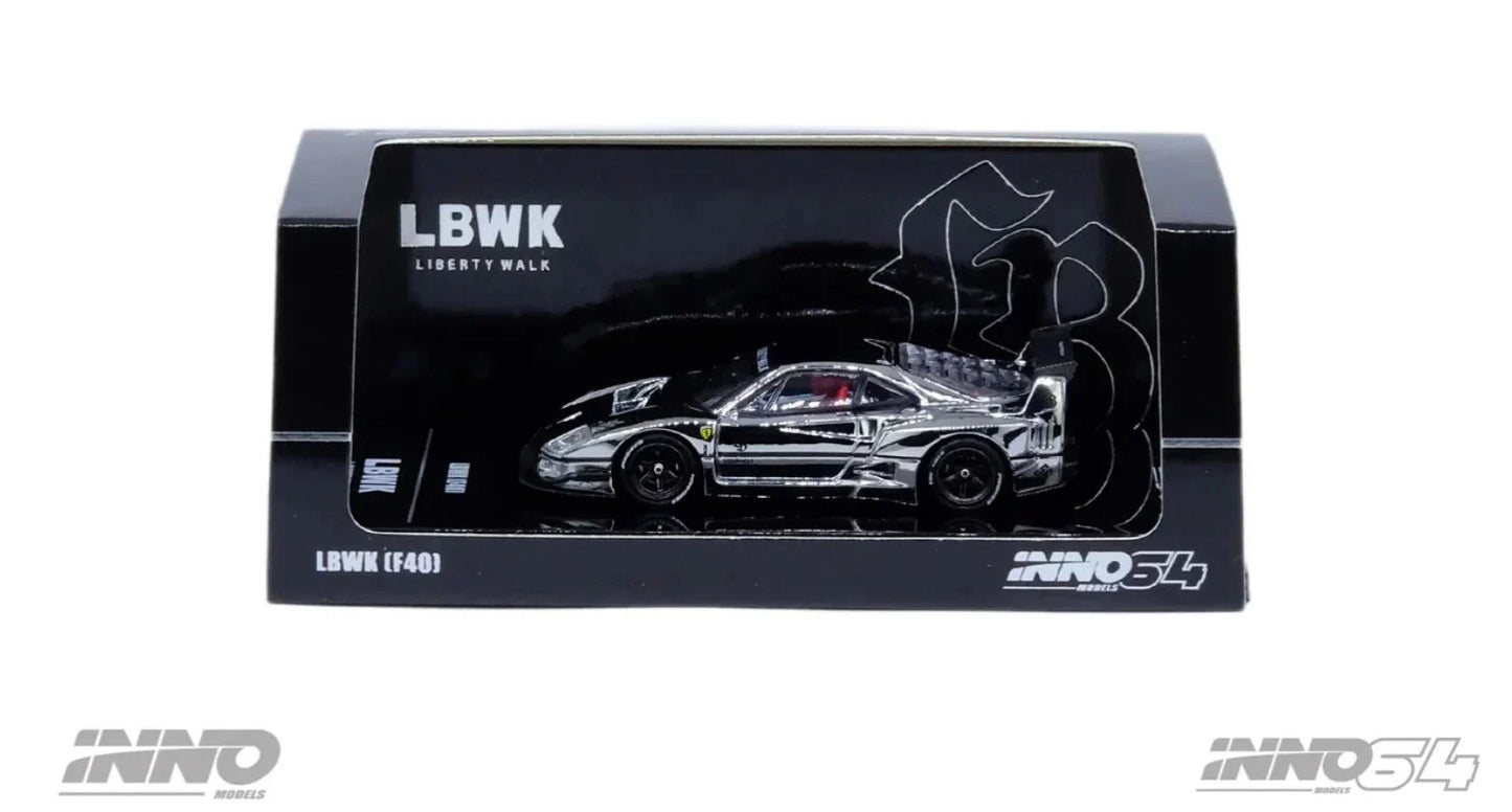 Ferrari LBWK F40 - chrome silver
