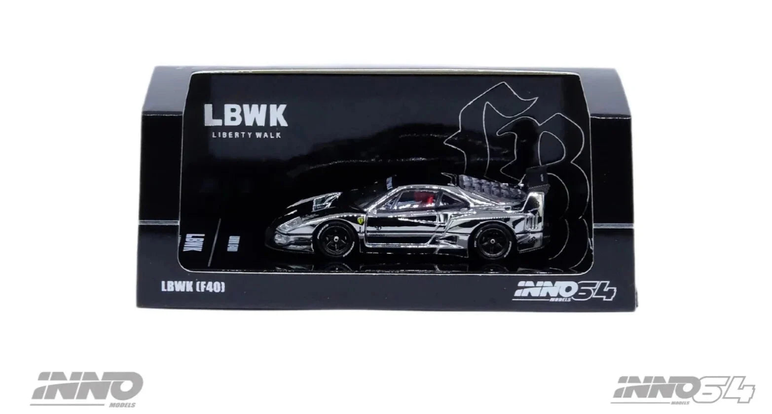 Ferrari LBWK F40 - chrome silver