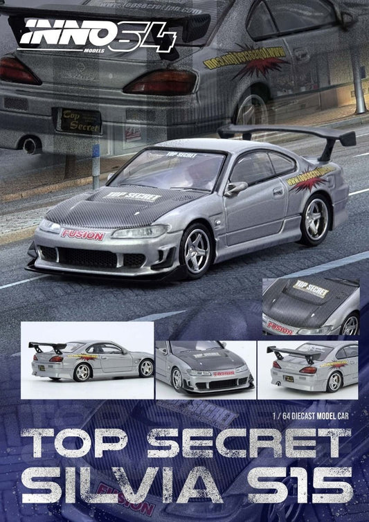 ELŐRENDELÉS - #IN64-S15TS-SIL - Nissan Top Secret Silvia (S15), Silver