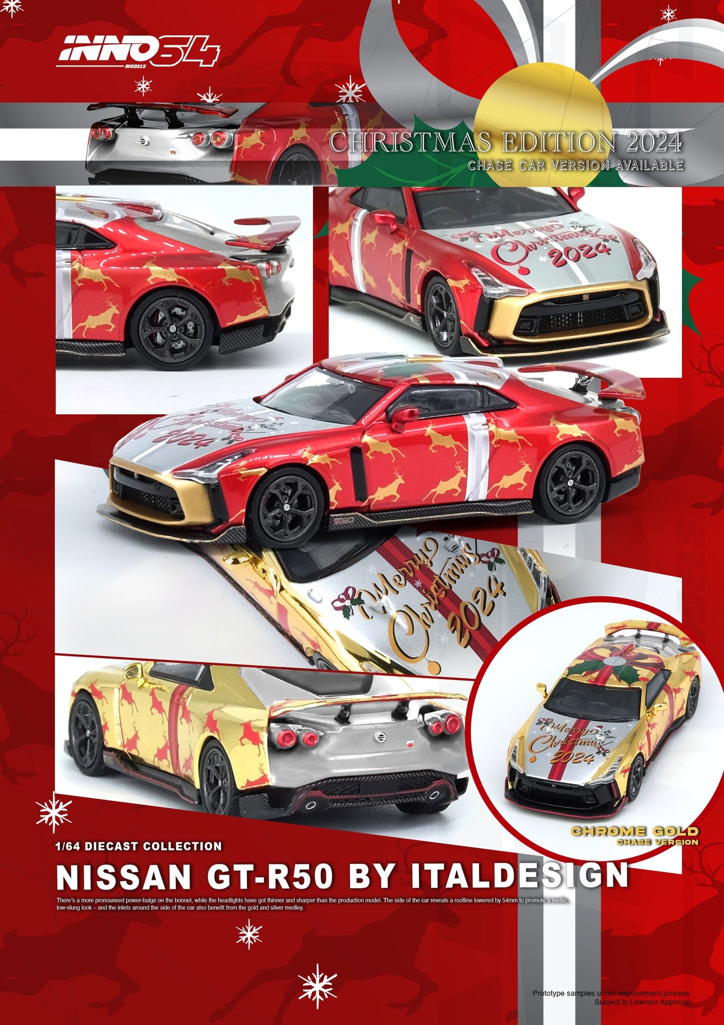 Nissan GT-R50 *XMAS 2024*, Piros CHASE eséllyel