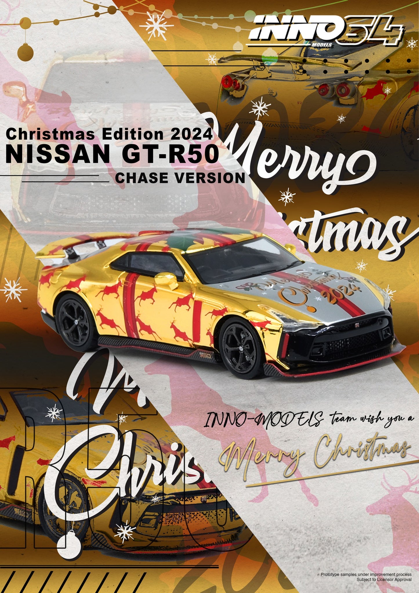 Nissan GT-R50 *XMAS 2024*, Piros CHASE eséllyel