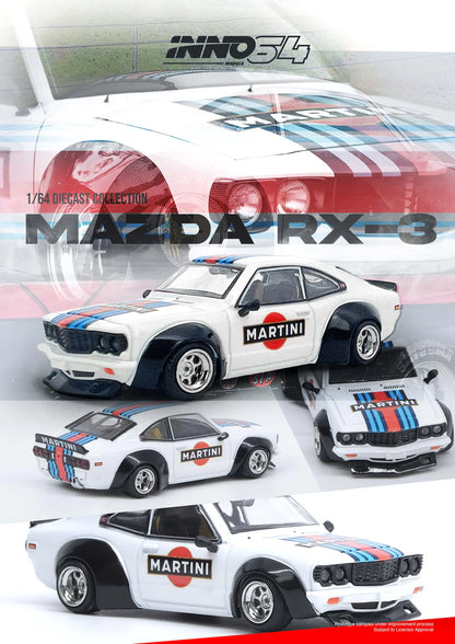 Mazda Savanna RX3 *Martini Racing* Livery, Fehér/Kék/Piros