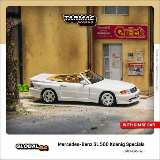 ELŐRENDELÉS - #TC-T64G-045-WH - Mercedes-Benz SL 500 Koenig Specials, White