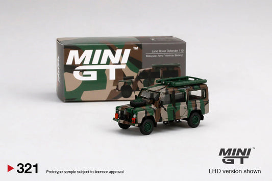 #321 - Malaysia Exclusive Land Rover Defender 110, Green/Grey