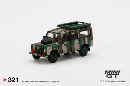 #321 - Malaysia Exclusive Land Rover Defender 110, Green/Grey