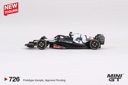 #726 - 2023 Alphatauri F1 AT04 #22 Yuki Tsunoda Australian GP, Blue/White