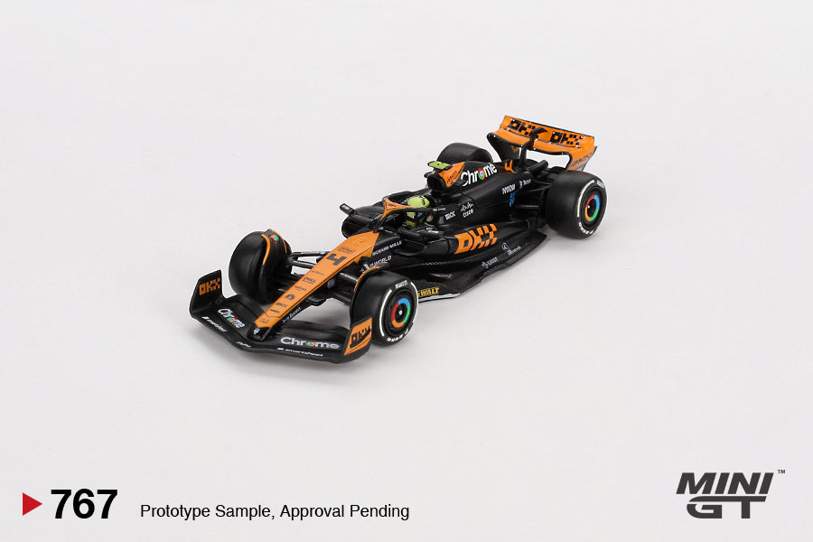 #767 - 2023 McLaren MCL60 #4 Lando Norris 2nd Place Japanese GP Orange-Black