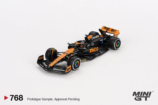 #768 - 2023 McLaren MCL60 #81 Oscar Piastri 3rd Place Japanese GP Orange-Black