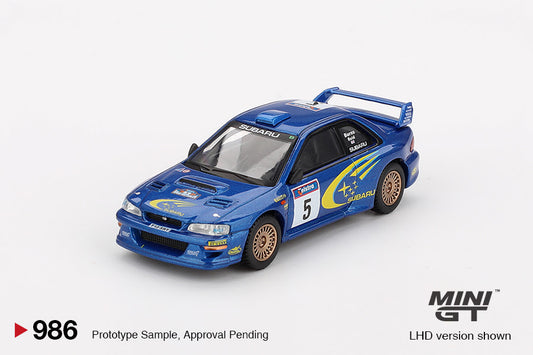 #986 - Subaru Impreza WRC99 1999 Rally Australia Winner #5 Australia Exclusive