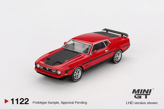 ELŐRENDELÉS - #MGT01122-L - Ford Mustang Mach1 1971 Race Red