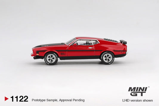 ELŐRENDELÉS - #MGT01122-BL - Bliszteres - Ford Mustang Mach1 1971 Race Red