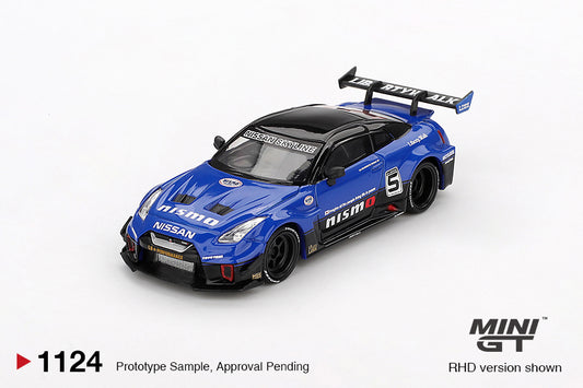 ELŐRENDELÉS - #MGT01124-L - LB-Silhouette WORKS GT NISSAN 35GT-RR Ver.2 Blue