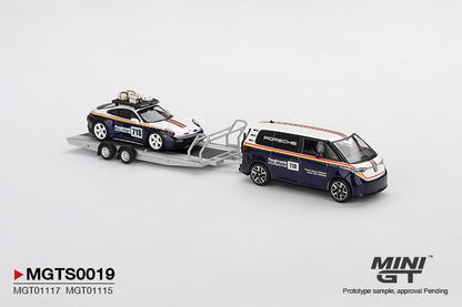 ELŐRENDELÉS - #MGTS0019 - Porsche 911 Dakar #718 / Volkswagen ID. Buzz Porsche Centrum Gelderland Roughroads Set