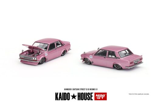 mini gt datsun street 510 nismo kaido house v1 rose