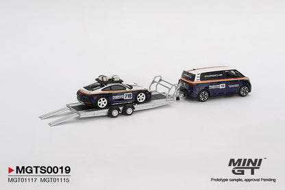 ELŐRENDELÉS - #MGTS0019 - Porsche 911 Dakar #718 / Volkswagen ID. Buzz Porsche Centrum Gelderland Roughroads Set