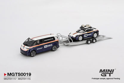 ELŐRENDELÉS - #MGTS0019 - Porsche 911 Dakar #718 / Volkswagen ID. Buzz Porsche Centrum Gelderland Roughroads Set