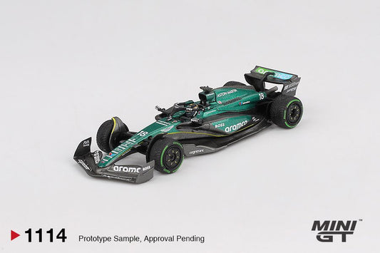 ELŐRENDELÉS - #MGT01114-L - Aston Martin AMR24 #18 Lance Stroll 2024 F1 2024 Canadian GP
