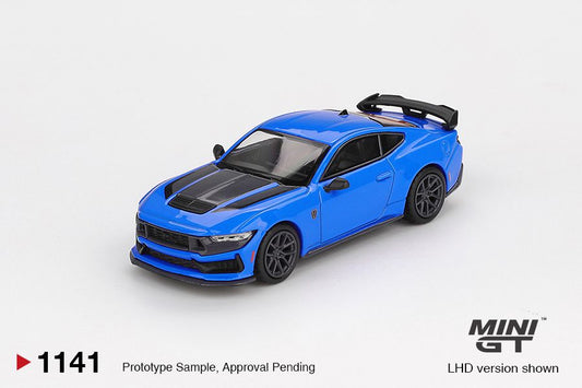 ELŐRENDELÉS - #MGT0114-L - Ford Mustang Dark Horse Grabber Blue 2024