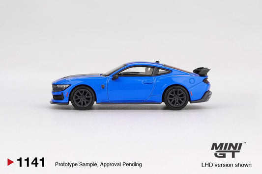 ELŐRENDELÉS - #MGT0114-BL - Bliszteres - Ford Mustang Dark Horse Grabber Blue 2024