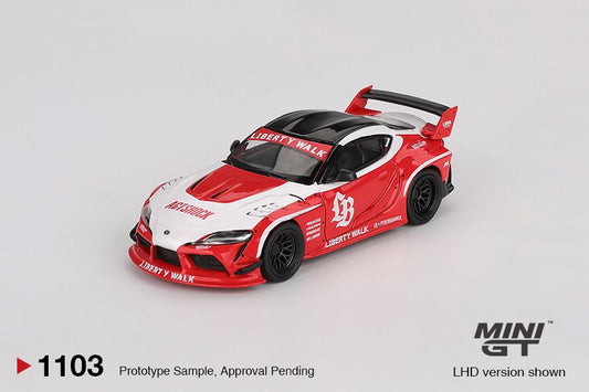 ELŐRENDELÉS - #MGT01103-L - LB★WORKS Toyota GR Supra Red/White