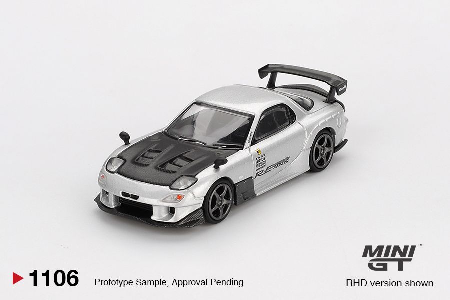 ELŐRENDELÉS - #MGT01106-BL - Bliszteres - Mazda RX7 (FD3S) RE-Amamiya Silver Metallic 2004