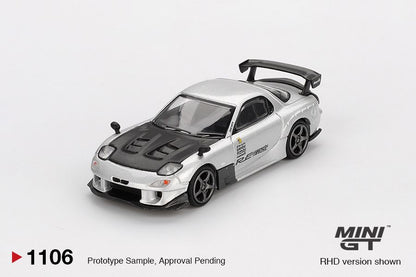 ELŐRENDELÉS - #MGT01106-BL - Bliszteres - Mazda RX7 (FD3S) RE-Amamiya Silver Metallic 2004
