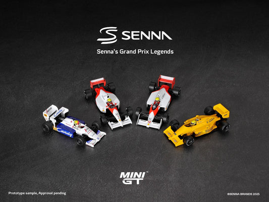 ELŐRENDELÉS - #MGT-SENNA01-BL - Bliszteres - Senna's Grand Prix Legends Set 4Car