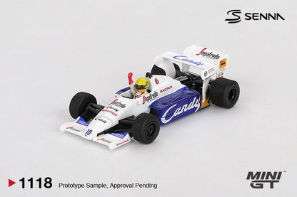 ELŐRENDELÉS - #MGT01118-BL - Bliszteres - Toleman TG184 #19 Ayrton Senna 1984 Monaco Grand Prix 2nd Place
