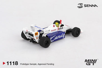 ELŐRENDELÉS - #MGT01118-BL - Bliszteres - Toleman TG184 #19 Ayrton Senna 1984 Monaco Grand Prix 2nd Place