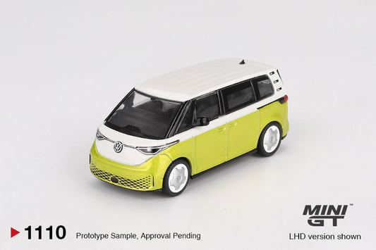 ELŐRENDELÉS - #MGT01110-L - Volkswagen ID.Buzz Candy White / Pomelo Yellow