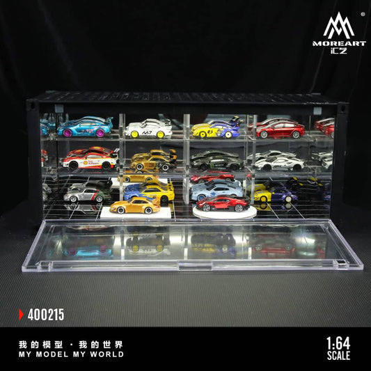 ELŐRENDELÉS - #MO400215 - Assembly Diorama ABS Container with LED Light Mirror Parking Theme