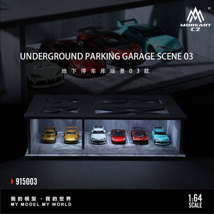 ELŐRENDELÉS - #MO915003 - Assembly Diorama ABS Underground 03 Parking Lot Theme with LED Light