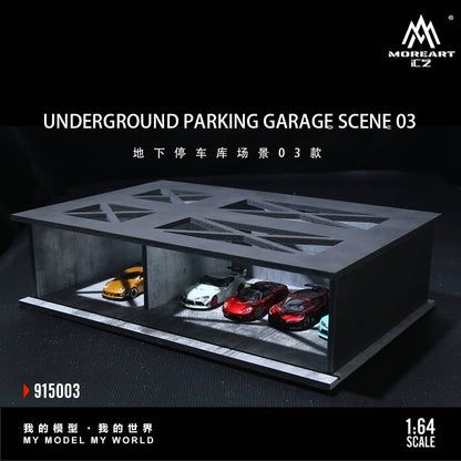 ELŐRENDELÉS - #MO915003 - Assembly Diorama ABS Underground 03 Parking Lot Theme with LED Light